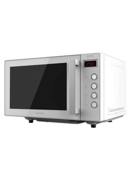 Cecotec GrandHeat 2000 Flatbed White. Microondas sin plato 20L 700W