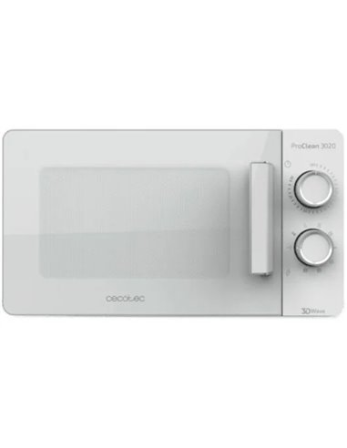 Cecotec ProClean 3020. Microondas Revestimiento Ready2Clean 20L 700W