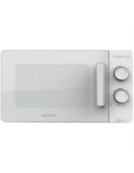 Cecotec ProClean 3020. Microondas Revestimiento Ready2Clean 20L 700W