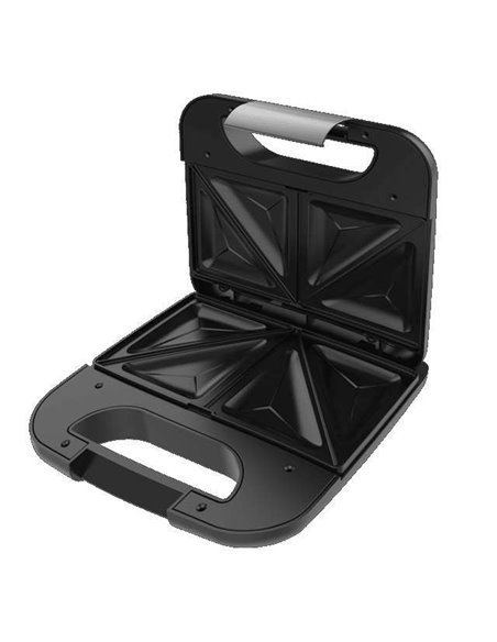 Cecotec Rock’nToast Combo Sandwichera de 2 sándwiches en acero inoxidable 800W