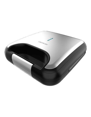 Cecotec Rock'nToast Classic + Sandwichera de 2 sándwiches en acero inoxidable 800W