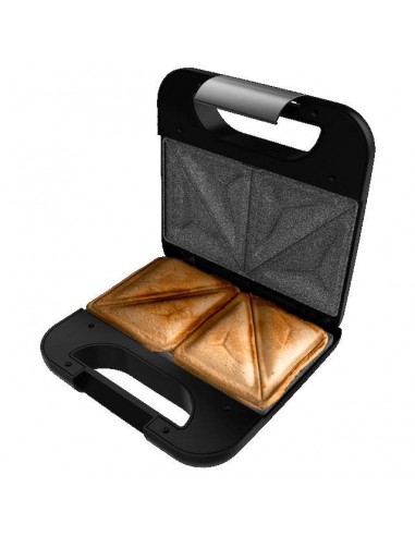 Cecotec Rock'nToast Classic + Sandwichera de 2 sándwiches en acero inoxidable 800W