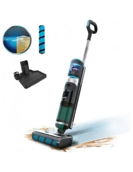Cecotec FreeGo Wash&Vacuum Fregona eléctrica sin cables de 200 W. Friega y Aspira a la vez