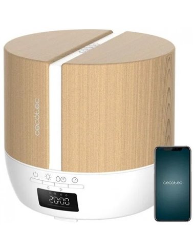 Cecotec PureAroma 550 Connected White Woody. Difusor de aromas con Capacidad 500ml