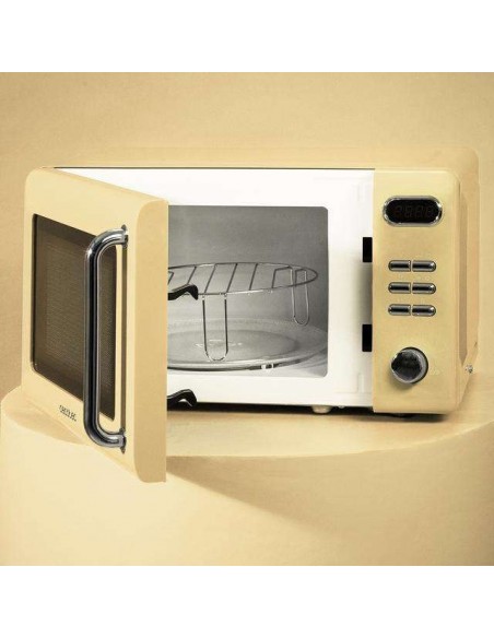 Cecotec ProClean 5110 Retro Yellow Microondas Digital con Grill 20L 700W
