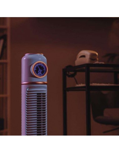 Cecotec EnergySilence 1090 Skyline Retro Smart Blue Ventilador de torre de 32" con 40W