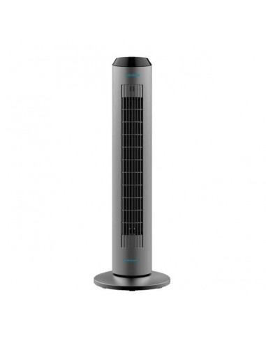 Cecotec EnergySilence 8190 Skyline Ionic. Ventilador de Torre Digital con Mando a Distancia y Temporizador 60W