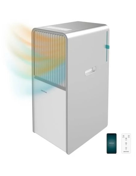 Cecotec ForceClima 12850 Style Heating Connected Aire acondicionado portátil 12000 BTU con bomba de calor