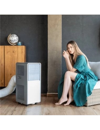 Cecotec ForceClima 12850 Style Heating Connected Aire acondicionado portátil 12000 BTU con bomba de calor