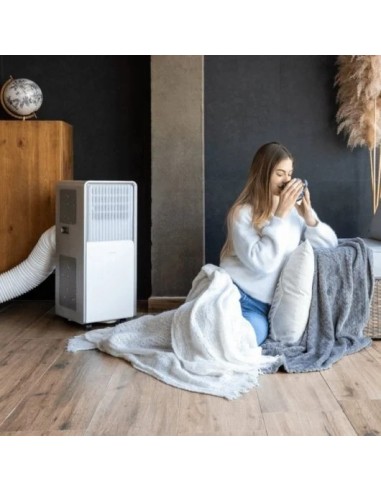 Cecotec ForceClima 12850 Style Heating Connected Aire acondicionado portátil 12000 BTU con bomba de calor