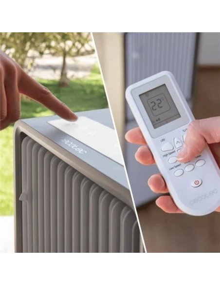 Cecotec ForceClima 12850 Style Heating Connected Aire acondicionado portátil 12000 BTU con bomba de calor