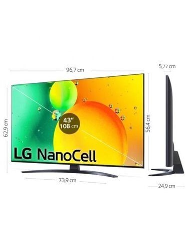 LG 43UQ76906LE LED UltraHD 4K HDR10 Pro 43" Blanco Televisor