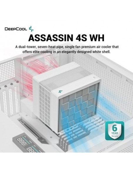 DeepCool ASSASSIN 4S Ventilador CPU 140mm Blanco
