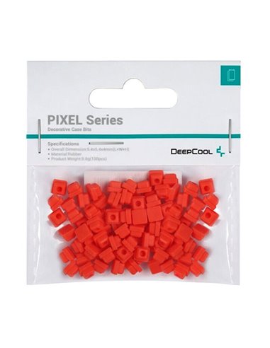 DeepCool PIXEL Series Gomas 100 Unidades Rojo