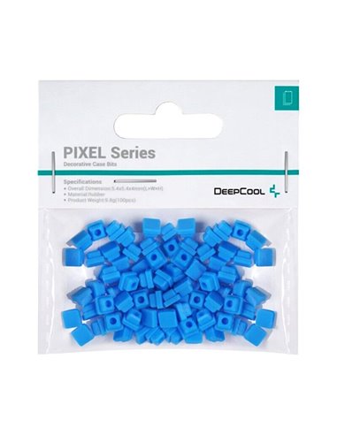 DeepCool PIXEL Series Gomas 100 Unidades Azul