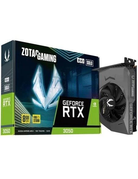 Zotac Gaming GeForce RTX 3050 ECO SOLO 8GB GDDR6 Tarjeta Gráfica