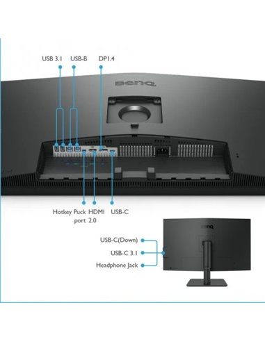 BenQ PD3205U 31.5" LED IPS UltraHD 4K USB-C Monitor