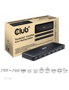 Club 3D CSV-1582 Dock Station 12en1 Certificado Thunderbolt 4