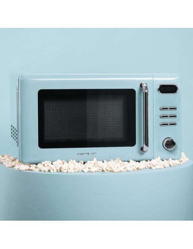 Cecotec ProClean 5110 Retro Blue Microondas Digital con Grill 20L 700W