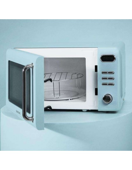 Cecotec ProClean 5110 Retro Blue Microondas Digital con Grill 20L 700W