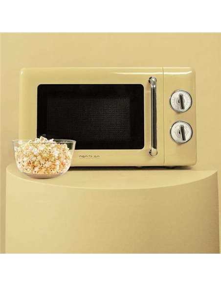 Cecotec ProClean 3110 Retro Yellow Microondas 20L 700W