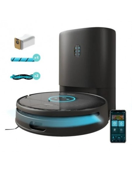 Cecotec Conga 12090 Twice Roller Home&Fill Robot aspirador y friegasuelos con base