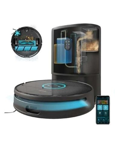 Cecotec Conga 12090 Twice Roller Home&Fill Robot aspirador y friegasuelos con base