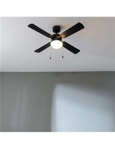 Cecotec EnergySilence Aero 450 FullBlack Ventilador de techo de 50W y 42" con luz