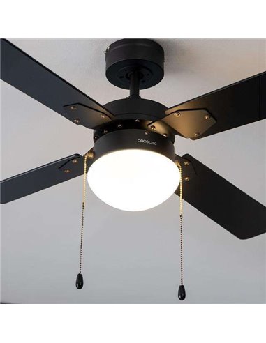 Cecotec EnergySilence Aero 450 FullBlack Ventilador de techo de 50W y 42" con luz
