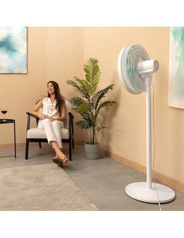 Cecotec EnergySilence 550 Ventilador de pie multiposición con 3 alturas 60W