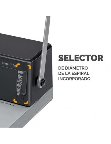 Fellowes 0030102 Encuadernadora Metal 100