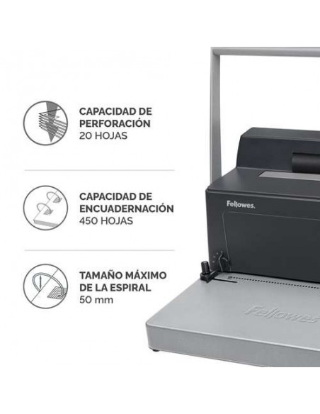 Fellowes 0200401 Encuadernadora Metal 100R