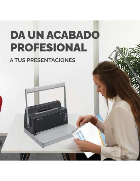 Fellowes 0200401 Encuadernadora Metal 100R