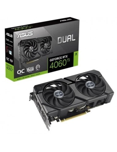 Asus Dual GeForce RTX 4060 Ti EVO OC Edition 16GB GDDR6 DLSS3 Tarjeta Gráfica