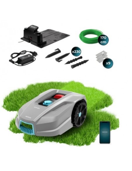 Cecotec Conga GrassHopper 800 Connected Robot cortacésped con Motor Digital Brushless