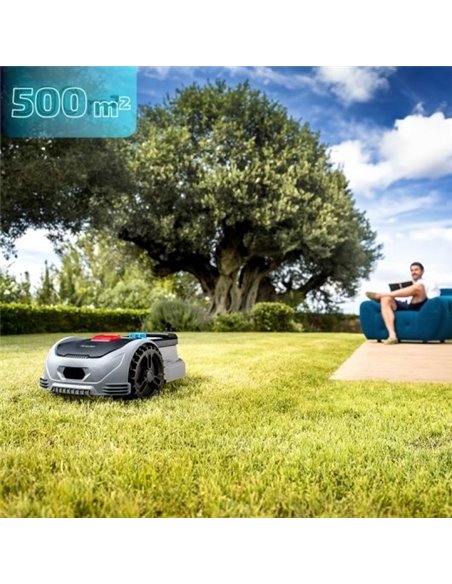 Cecotec Conga GrassHopper 500 Connected Robot cortacésped con Motor Digital Brushless