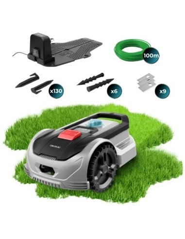 Cecotec Conga GrassHopper 300 Connected Robot cortacésped con Motor Digital Brushless