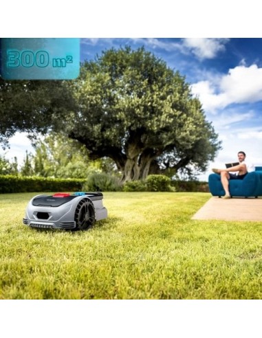 Cecotec Conga GrassHopper 300 Connected Robot cortacésped con Motor Digital Brushless