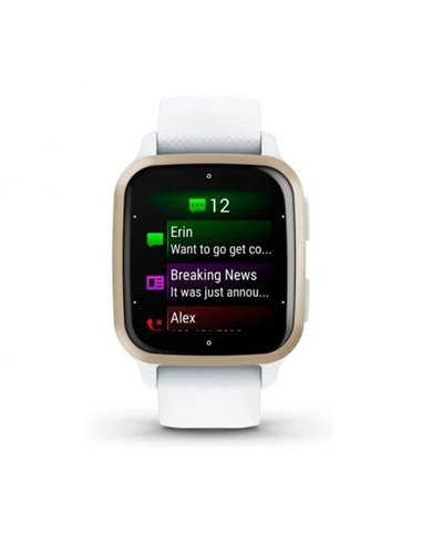 Garmin Venu Sq 2 Reloj Smartwatch 40mm White/Cream Gold