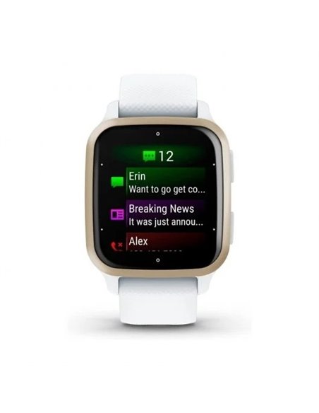 Garmin Venu Sq 2 Reloj Smartwatch 40mm White/Cream Gold