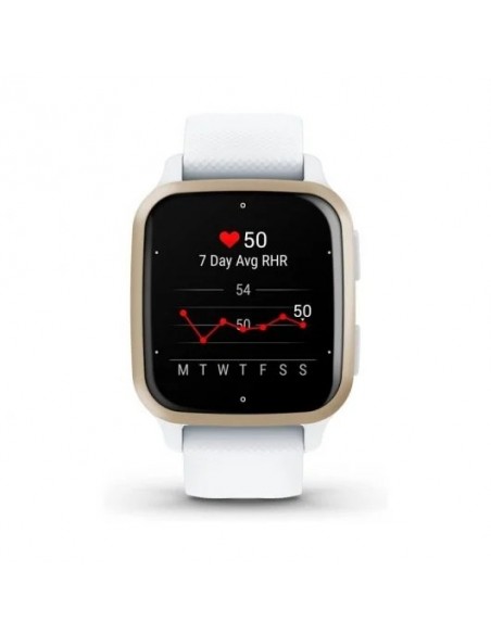 Garmin Venu Sq 2 Reloj Smartwatch 40mm White/Cream Gold