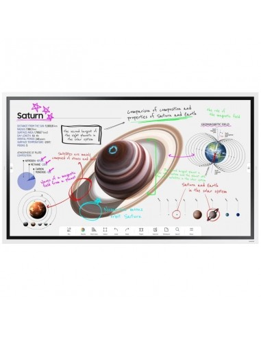 Samsung Flip Pro WM55B 55" LCD VA Pantalla Interactiva UltraHD 4K Táctil