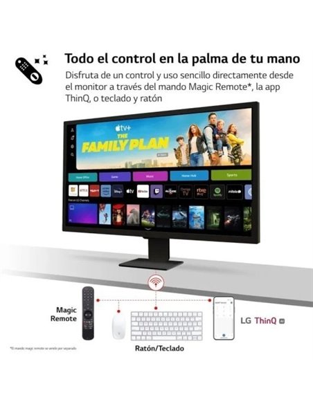 LG MyView Smart 27SR50F-B LCD IPS FullHD 27" Monitor