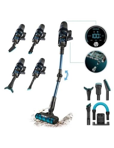 Cecotec Conga Rockstar 11500 Odyssey ErgoFlex Aspirador sin cables 3 en 1 con motor digital Brushless