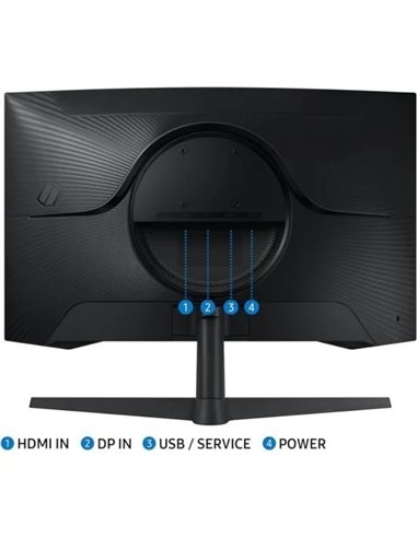 Samsung Odyssey LS27CG552EUXEN LED QHD 165Hz Freesync 27" Monitor Curvo Gaming