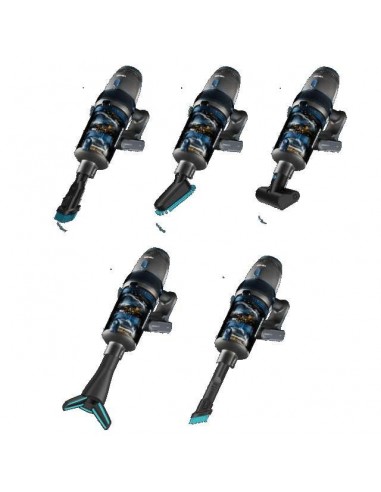 Cecotec Conga Rockstar 11500 Odyssey ErgoWet Connected IA Aspirador sin cables 4 en 1 con inteligencia artificial