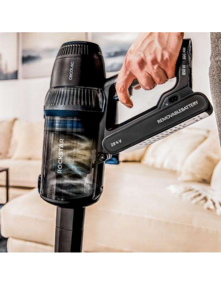 Cecotec Conga Rockstar 11500 Odyssey ErgoWet Connected IA Aspirador sin cables 4 en 1 con inteligencia artificial