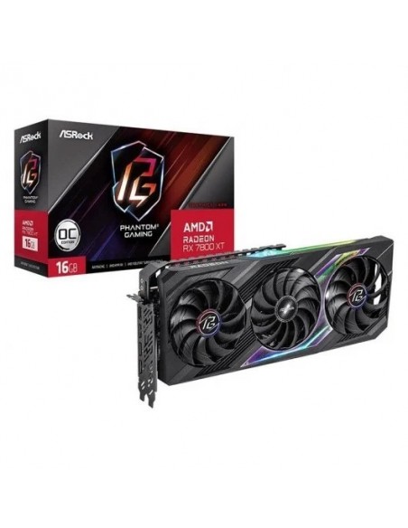 ASRock Radeon RX 7800 XT Phantom Gaming OC 16GB GDDR6 Tarjeta Gráfica