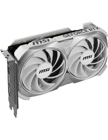 MSI GeForce RTX 4060 VENTUS 2X WHITE OC 8GB GDDR6 DLSS3 Tarjeta Gráfica