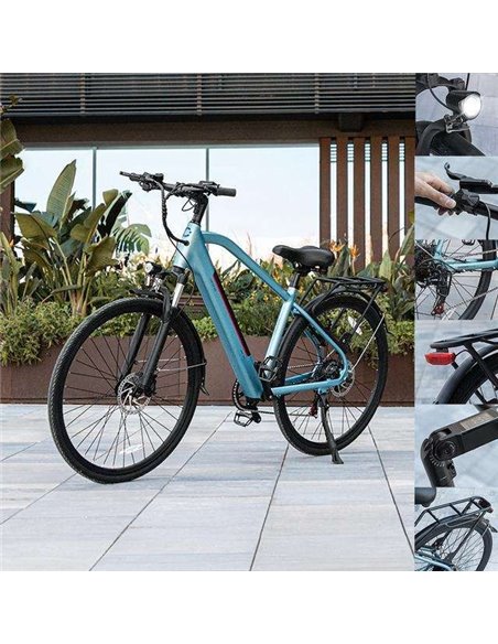 Cecotec Urban Pro Bicicleta Eléctrica de Ciudad 28" Suspensión Delantera